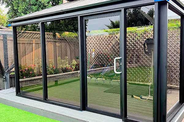 Остекление беседки